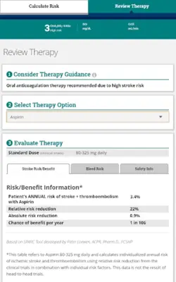 AnticoagEvaluator android App screenshot 3